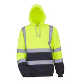 Sudadera Con Capucha Seguridad Alta Visibilidad Para Hombre