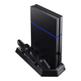 Base P/ Sony Ps4 + 2 Cooler + Hub 3 Usb Playstation4 Videcom