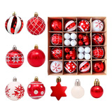 42pcs Bolas De Decoración Árbol Adornos Esferas De Navidad