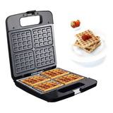 Waflera Eléctrica Máquina De Hacer Waffles Desayuno Perfecto