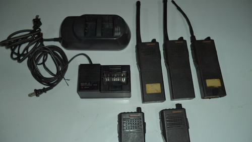 5 Hts Kenwood Tk250 Vhf S Bateria 2 Carregadores Ksc14 Ksc8a