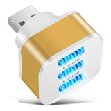 Carregador De Celular Usb 2.0 Hub 3 Port Splitter Mini