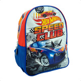 Mochila Jardin Hot Wheels Speed Club 32x25 Cm 12 Pulgadas