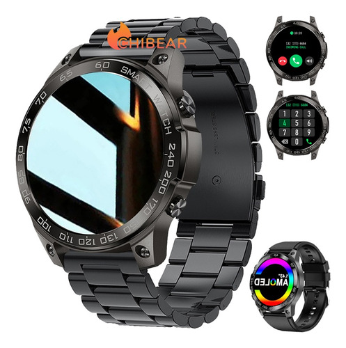 Smartwatch Hombre Impermeable Reloj Intelligent 1.43 Amoled