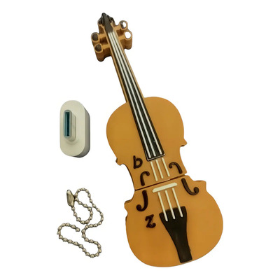 Memoria Usb 1TB Violín JL Con Adaptador OTG Tipo C Silicona Café | Envío gratis
