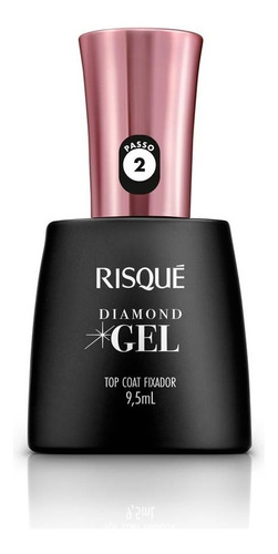 Top Coat Fixador Risqué Diamond Gel  9,5ml