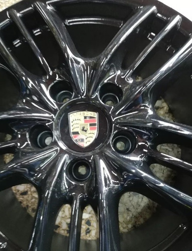 Tapa De Aro Porsche Emblema De Rueda 75mm Foto 7