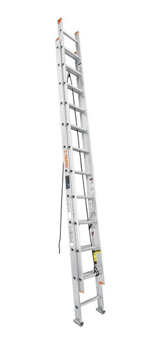 Escalera Extensible 24 Pasos Capacidad 150 Kg Truper 16028