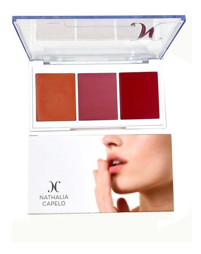 Lip E Cheek Nathalia Capelo - Paleta De Blush E Batom