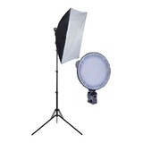 Iluminador C/ 1 Softbox 50x70 126 Led Fotografia E Filmagem