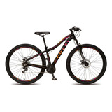 Bicicleta Aro 29 Colli Eudora 21v Shimano Alumínio Lar/rosa Cor Preto Tamanho Do Quadro 15