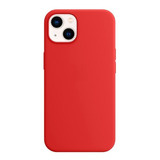 Case Capinha Silicone Aveludada Compatível iPhone 13 Normal