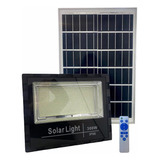 Reflector Led Solar 300w Uso Exterior Con Control Remoto