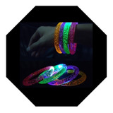 Pulsera Led Luminosa Cotillon Carioca Pack X 12 Un