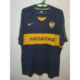 Camiseta Boca Juniors Nike Titular Match 2008 #10 Roman 