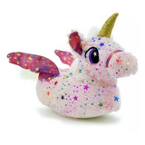 Pantuflas Unicornio Peluche Con Estrellas Original Cute