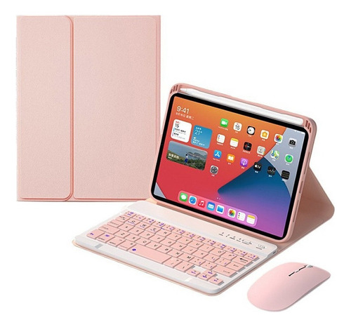 Funda Teclado Bluetooth Con Ratón For iPad Mini 1/2/3