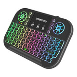 Mini Teclado Wireless Bluetooth Touchpad Sem Fio Iluminado