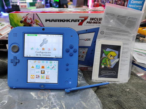 Consola De Videojuego Nintendo 2ds Con 40 Juegos Descargados