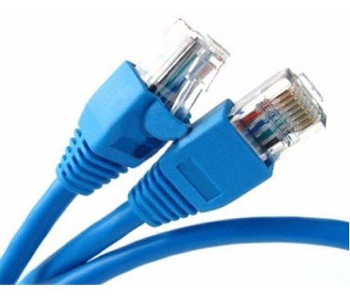 Cable De Red Patch Cord 20 Mts Armado Utp Pc Mac Cat.5e Rj45