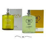 Combo 2 Bons Perfumes Masculino Feminino Afrodisíacos Import