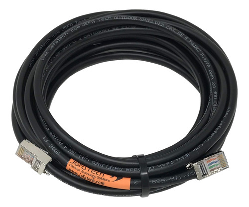 Cable De Ethernet Cat5e De Exterior Blindado De 200 Pies