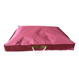 Cama Almohadon Perro Antidesgarro Lavable C/cierre 70x55