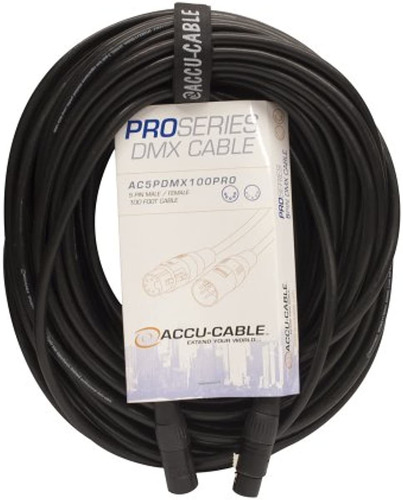 Adj Productos Ac5pdmx100 Pro 5pin 100 Pies Dmx Cable
