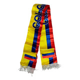 Bufanda Bandera Colombia 137x14cm Chal Pashmina Fútbol