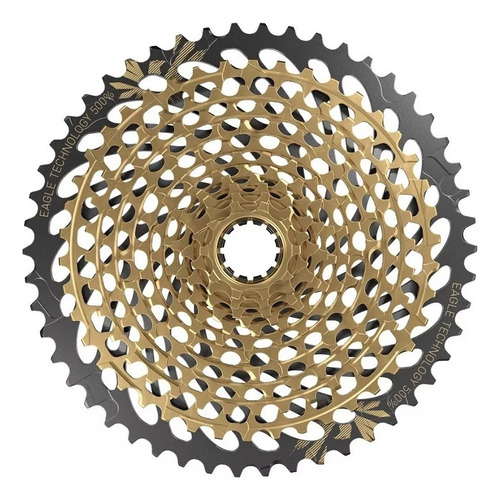 Cassete Sram Xx1 Eagle Xg-1299 Gold 12v 10-50 - Dourado