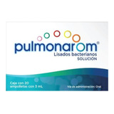 Pulmonarom Solución Oral Caja 20 Ampolletas Con 3 Ml