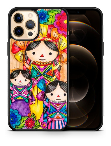 Funda Protectora Para iPhone Lele Muñeca Mexicana Case Tpu