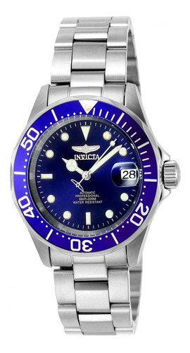 Reloj Invicta 9094 Acero Hombres Color Del Bisel Azul Color Del Fondo Azul