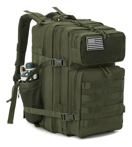 Morral Táctico 45l Militar De Asalto Molle Bug Out Bag Con