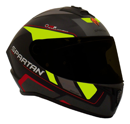 Casco Spartan Draken Wind B3 Certificado Original Moto