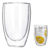 Vaso Doble Vidrio 450ml 