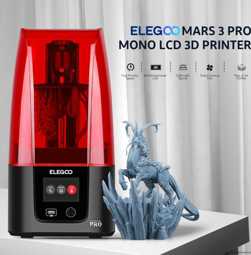 Impresora Elegoo Mars 3pro 4k 