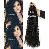 Cortina De Pelo Afro Extension Postizo 5 Mts Negro