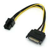 Cable De Fuente Adaptador Sata A 6 Pines Pci-e Caba