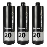 3 Unidades De Loção Reveladora Vita Derm 20 Volumes 900ml