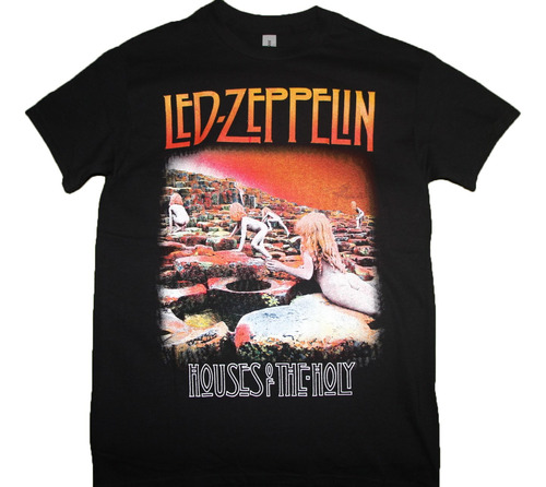 Gusanobass Playera Metal Rock Led Zeppelin House Of The Holy