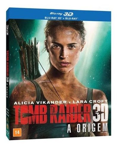 Blu-ray + Blu-ray 3d - Tomb Raider: A Origem