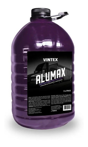 Alumax Limpa Alumínio Rodas Baú Caminhão 5l Vintex Vonixx