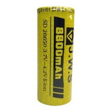 Bateria 26650 3,7v 8800mah Lanterna Jyx Hy Jws Taue E1 E2