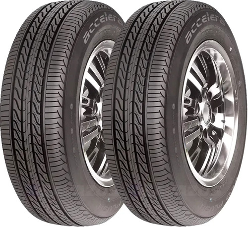 Kit De 2 Llantas Accelera Pcr (neumáticos Para Automóviles) Eco Plush P 195/65r15 91-615kg