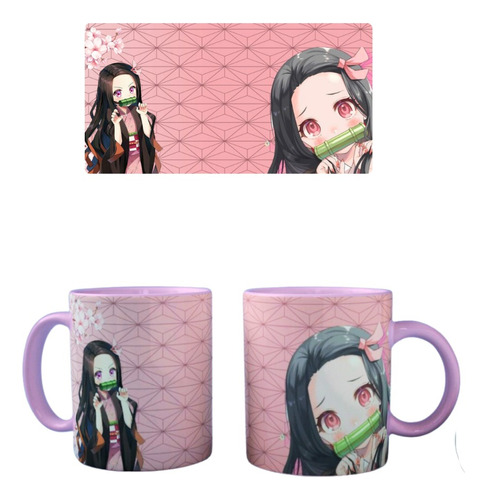 Mugs Tazas De Color De Nezuko Demon Slayer Personalizados