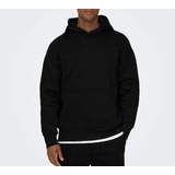 Buzo Canguro Liso Con Capucha Hoodie