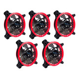 Ventilador Led Rojo Silencioso De 120mm Apevia 512l-crd (5