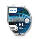 Par De Lâmpadas Philips Crystal Vision Ultra H3 55w 12v
