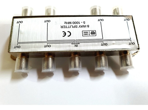 12 Divisor De Sinal Ghs-8 (1x8) Para Antenas Coletiva E Net.